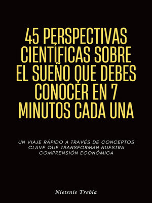 cover image of 45 Perspectivas Científicas Sobre el Sueño que Debes Conocer en 7 Minutos Cada Una